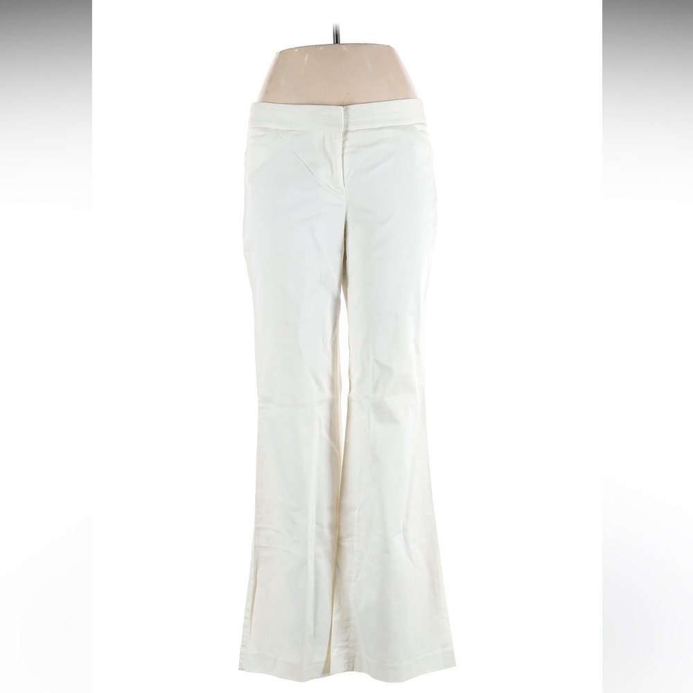 Y2K Express Design Studio White Flare Trousers